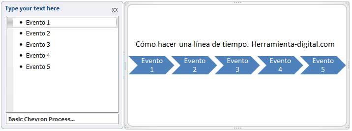 Como hacer una línea del tiempo en Word vertical